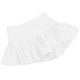 thumbnail image 2 of Falda plisada de verano, falda corta de tenis blanca suave y transpirable con bolsillos para niña y mujer, Fitness, 2 of 8