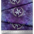 thumbnail image 2 of Soimoi Poly Georgette Fabric Leaves,Floral & Galaxy Texture Print Fabric by Yard 42 Inch Wide, 2 of 3