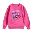 thumbnail image 1 of Moonsky Sudadera de cuello redondo Pop De-on - Sudadera de manga larga con estampado del cantante HUNTR/X - Sudadera de cuello redondo y manga larga para hombre y mujer Rosa intenso 160, 1 of 4