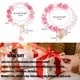 thumbnail image 4 of Pulsera para mujer con cuentas hechas a mano, piedras preciosas semipreciosas para pulsera con cuentas de cristal, 2 piezas, 4 of 5