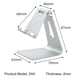 thumbnail image 2 of Z4A Soporte ajustable para teléfono celular Soporte plegable para teléfono de escritorio Aluminio, 2 of 8