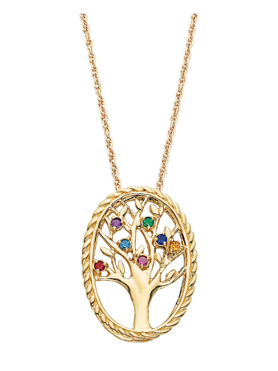 family tree birthstone jewelry