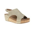 thumbnail image 2 of Corkys Womens Volta Ii Studded Metallic Slingback Wedge  Casual Shoes, 2 of 5