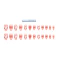 thumbnail image 3 of dianhelloya Nail Art Supplies 1 Set Fake Nails Seamless Removable Frosted Finished Nail Enhancement Stickers for Manicure Store (M), 3 of 8