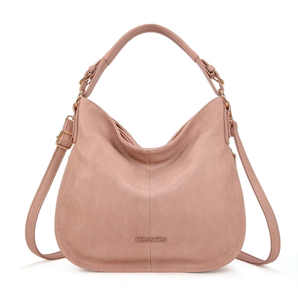 Bolso de mano Montana West Hobo Monederos Bandolera Ajustable Rosa