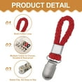 thumbnail image 3 of Uxcell 8 Pcs Clips para Toallas de Té con Lazo de Algodón para Colgar, Ganchos de Toalla de Metal de 4.3 Pulgadas, Perchas de Tela Multipropósito para Hogar Cocina Baño, Rojo, 3 of 7