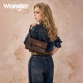 thumbnail image 2 of Wrangler Y2K Purse Small Shoulder Bag for Women Stylish Western Design with Detachable Charms Multiple Pockets, Coffee, 2 of 6