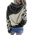 thumbnail image 4 of Cow Hoodies for Women Cute Funny Graphic Sweatshirt Hooded Casual Long Sleeve Oversized Pullover Tops with Pocket, 4 of 5