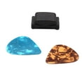 thumbnail image 2 of 2 Unids Plástico Guitarra Selección Plectrum Forma de Corazón con Titular de Silicona Baoblaze, 2 of 8