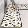 thumbnail image 2 of Kitchen Rugs Sets Of 2,Gold Christmas Tree Pattern Anti Fatigue Kitchen Mat Rugs Non Slip Washable,Decorative Kitchen Floor Mats for Kitchen,Sink,Laundry,17"x47"+17"x47", 2 of 5