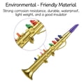 thumbnail image 3 of Instrument Clarinet with 8 Colored Coded Keys  Kids Musical Wind Instruments Eco-friendly ABS Early Educational Mimic Saxophone for Kids Toddlers, 3 of 7
