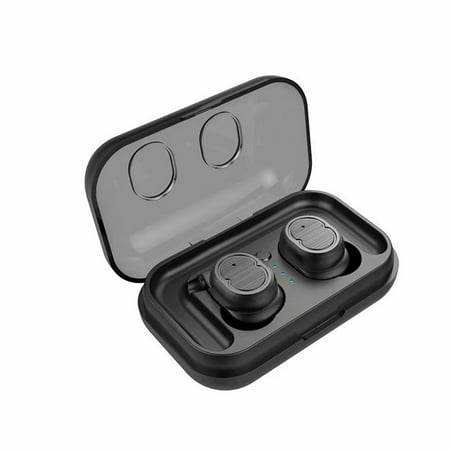 VicTsing Mini True Wireless Earbuds TWS Touch Control Bluetooth 5.0 Headphone Automatic Quick Boot/Pairing HiFi Subwoofer IPX5 Waterproof Bilateral HD Call with Built-in Mic Ear Hooks (Best Way To Quick Dry Buds)