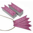 thumbnail image 3 of Inkdotpot Pack Of 100 Hugs & Kisses From The Wedding Favor Paper Tags Craft Real Silver Foil Hang Tags, 3 of 6