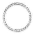 thumbnail image 1 of Diamond2Deal Pendentif Chaîne Cercle en Or Blanc 10K 3/4ct. pour Femmes, 1 of 4