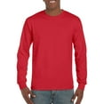 thumbnail image 4 of Gildan Mens Plain Crew Neck Ultra Cotton Long Sleeve T-Shirt, 4 of 5