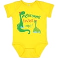 thumbnail image 3 of Inktastic My Grammy Loves Me Grandson Boys Baby Bodysuit, 3 of 5