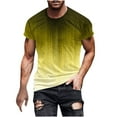 thumbnail image 2 of Qertyioot T-shirt à Manches Courtes Imprimé pour Hommes Col Rond Mode Décontractée Manches Courtes Liquidation, 2 of 5