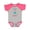 Baseball Heather and Hot Pink, variant on Inktastic Colorful Cupcake and Confetti Girls 1st Birthday Boys or Girls Baby Bodysuit