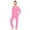 Hot Pink, variant on RUTAYY Children Girls Sleepwear Set Long Sleeve & Pants Button Up Collar Loose Fit Homewear Leisure Chic Homewear, Dark Blue, 6-7 Years