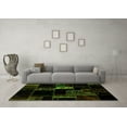 thumbnail image 3 of Ahgly Company Indoor Rectangle Patchwork Green Transitional Area Rugs, 3' x 5', 3 of 4
