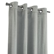 Habitat Bristol Room Darkening UV Protecion Grommet Curtain Panel for Windows 52 x 95 Grey