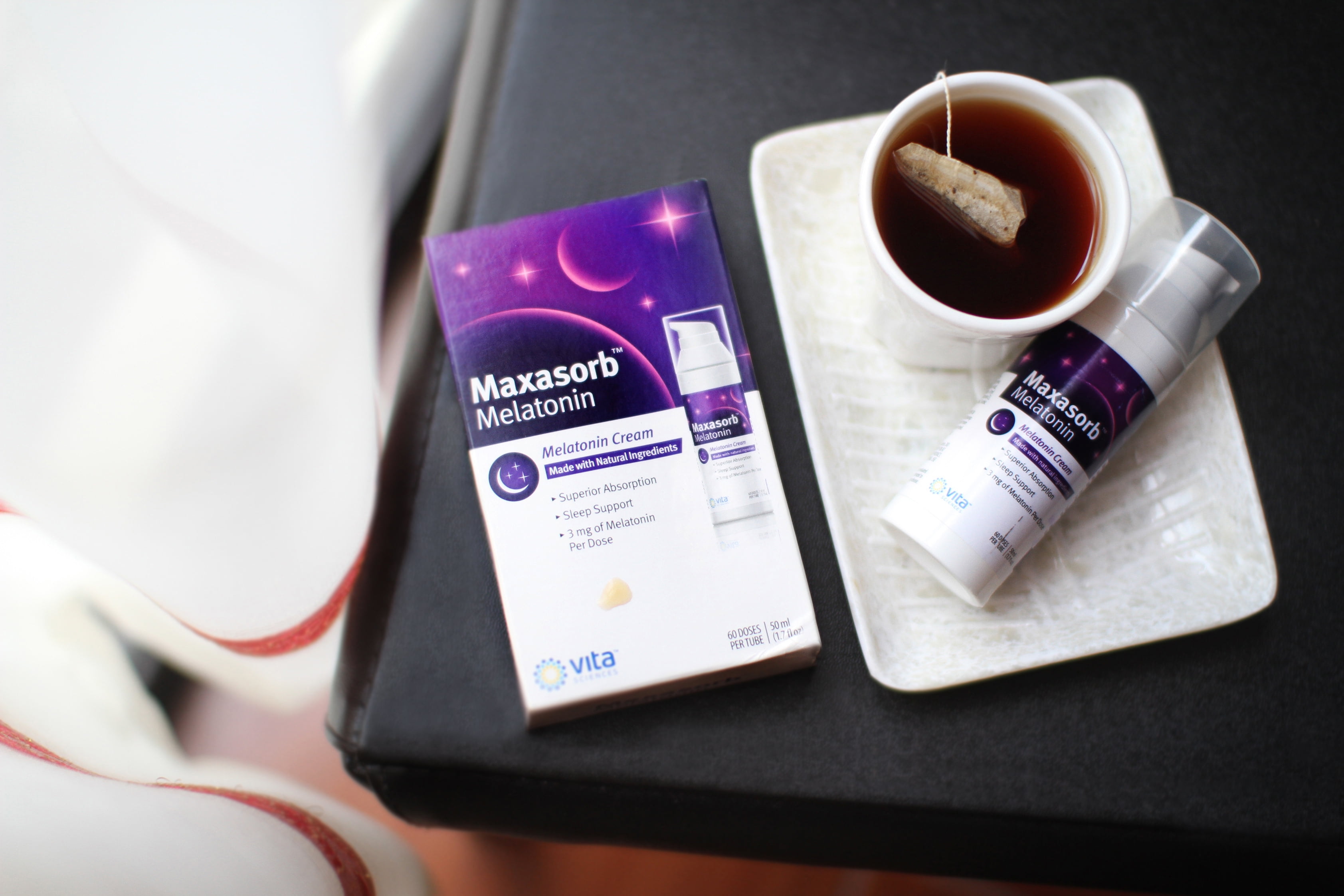 Maxasorb Topical Melatonin Cream 3mg for Face and Beauty - Best Sleep Cream Melatonin - Night Cream - Unscented