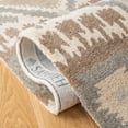 thumbnail image 6 of SAFAVIEH Wyndham Skylar Geometric Wool Area Rug, Natural/Multi, 2'6" x 4', 6 of 12