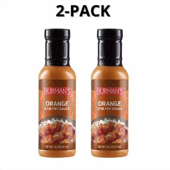 Burman's Orange Stir Fry Sauce 2-Pack 14.5 oz