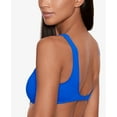 thumbnail image 3 of Lauren Ralph Lauren Women's Blue Over-The-Shoulder Lace-Up Bikini Top, 3 of 3