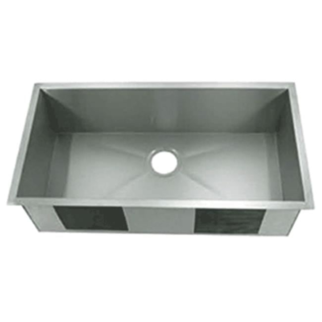 C Tech I Li 1900 33 5 In Single Bowl Sink With Zero Radius Qty
