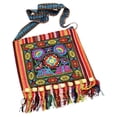 thumbnail image 2 of Bolso de hombro de moda Bolsos de borla multicolores casuales grandes hechos a mano para la playa Rojo Hugo bolso de mujer, 2 of 7