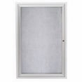 thumbnail image 2 of Aarco Products ODCC4872-3RIG 3-Door Illuminated Outdoor Enclosed Bulletin Board - Green, 2 of 3
