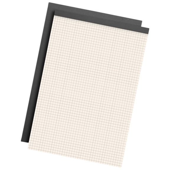 BQBQERT Quads Ruled Graph Paper Pad A 4 Grids Paper Pad Graph Paper Notebook Quads Grids Paper Pad with Cardboard Backing