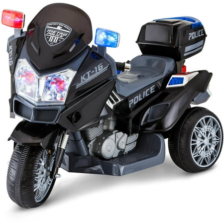 Photo 1 of **Parts Only**NON Functional**Kid Trax Police Trike 6V Ride-On with Working Pursuit Lights
