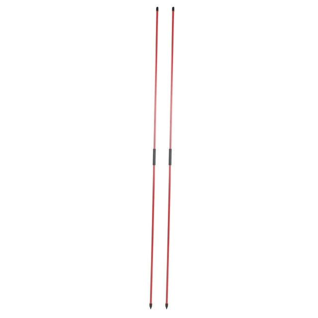 Golf Alignment Sticks, Fiberglass Golf Alignment Sticks 2 Sections Foldable Golf Direction Indicator Rod Aid