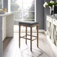 thumbnail image 3 of Linon Tabouret de Bar Sans Dossier en Bois Gris, 3 of 6