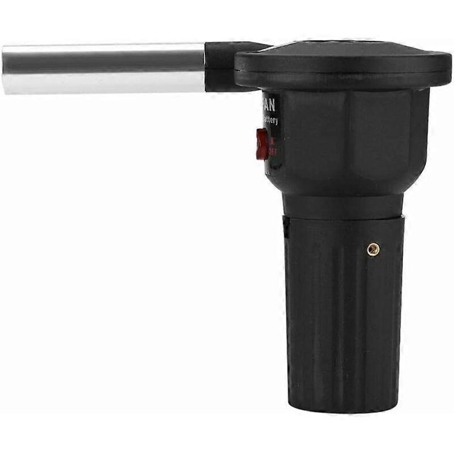 Barbecue Blower - Portable Electric Barbecue Fan for Outdoor Camping BBQ Black