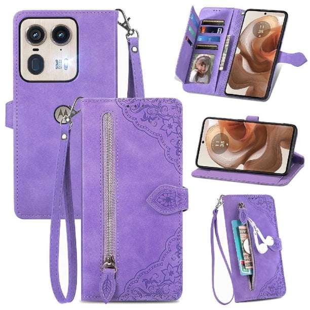 Funda billetera anti-golpes para GANGXUN Motorola Edge 50 Ultra , ideal para día a día y trabajo