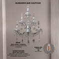 thumbnail image 2 of Lámpara de Pared Gamalux Cristal Cortado 6 luces, 2 of 9