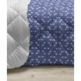 thumbnail image 3 of Indigo Down Alternative Comforter, Abstract Grunge Watercolored Hand Drawn Image Shadow Tree Leaves, Microfiber Quilt for All Season, 5 Sizes, Dark Blue Purple, by Ambesonne, 3 of 3