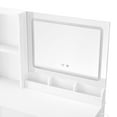 thumbnail image 4 of Mainstays 2-Piece Vanity and Stool with Lighted Mirror and USB Power, 4 of 10