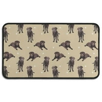 Cute Labrador Door Rugs,Washable Non Slip Door Mats Indoor,Decorative Door Mats,Entry Mat Indoor for Entrance,Bedroom,Kitchen,Bathroom,30"x17"
