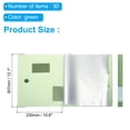 thumbnail image 2 of Uxcell 12.1 x 10.6 Inches Portfolio Binder Folder, 1 Pcs 30 Pocket with Clear Plastic Sheet Protector Sleeve, 2 of 5