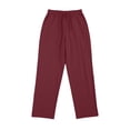 thumbnail image 4 of Daznico Women's Lightweight Linen Jogger Trousers Elastic Drawstring Waist Roll Side Pocket Oversized Elegant Summer Casual Hiking Bottoms,M, 4 of 4