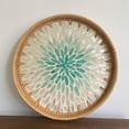 thumbnail image 1 of <p>Rattan Woven Serving Tray, Handcrafted Rattan Fruit Plate Shells Natural  For Coffee Table</p>, 1 of 2