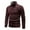 Brick Red, variant on Gyujnb Jackets for Men,Winter Sweater Coat British Style High Neck Fleece Lined Thick Knit Long Sleeve Shirt Pullover for Cold Weather,Winter Coats for Men,Size:L