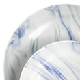 thumbnail image 6 of Elama Fine Marble 16 Piece Stoneware Dinnerware Set in Blue and White, 6 of 7