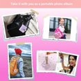 thumbnail image 2 of 2 Pack 2 Inch Mini Photo Albums, Keychain with 20 Pockets, Card Holder, for Storing Photos, Mini Photo Album, Gift Idea (2 Colors), 2 of 5