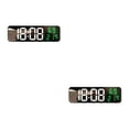 thumbnail image 4 of Reloj de pared clásico Toystoory ABS temporizador digital LED 15 grandes opciones de ubicación alimentado por batería Negro+Blanco+Verde, 4 of 6