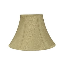 Aspen Creative 58003 Transitional Bell Shape UNO Construction Lamp Shade in Light Gold, 13" Wide (6" x 13" x 9")